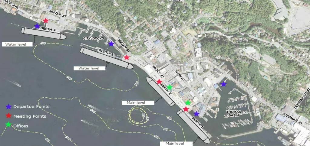 color map of Ketchikan