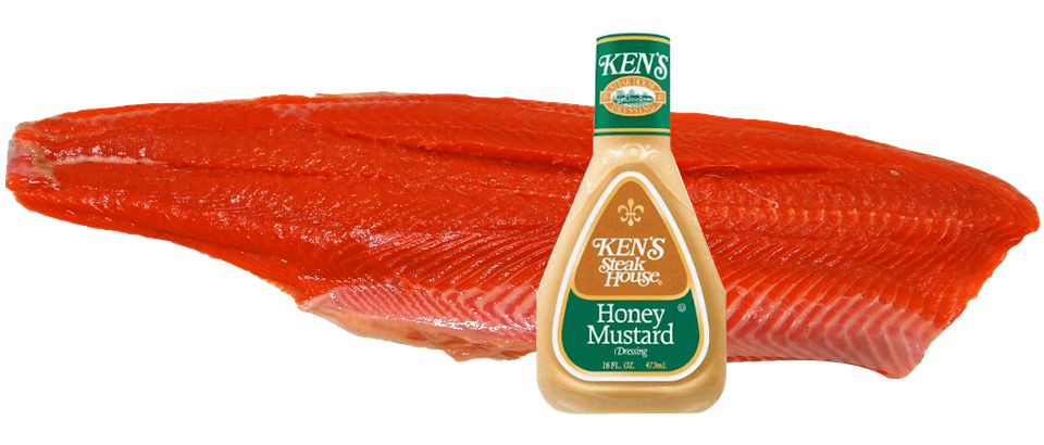 Honey mustard salmon